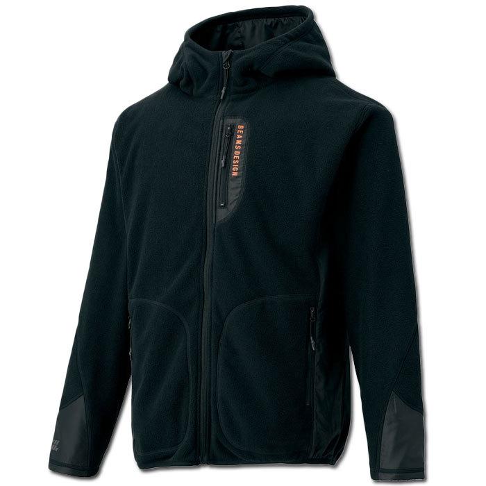 ZETT BEAMS DESIGN フリース フードジャケット (BOF721F) 【野球