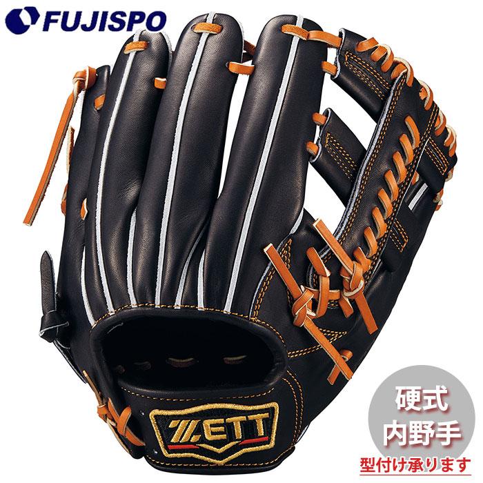 【美品】ZETT（ゼット）硬式グローブ オールラウンド 右利き用 ゼット 少年軟式 グランドヒーロー オールラウンド用 BJGB76525 [右