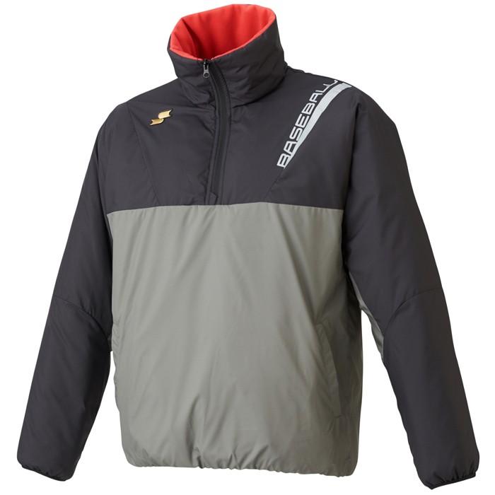 エスエスケイ(SSK) 限定 ハーフZIP 長袖 中綿 プレジャン【野球