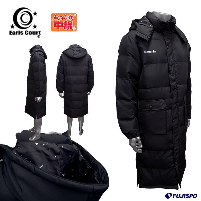 新品アールズコートearls court 黒ベンチコート