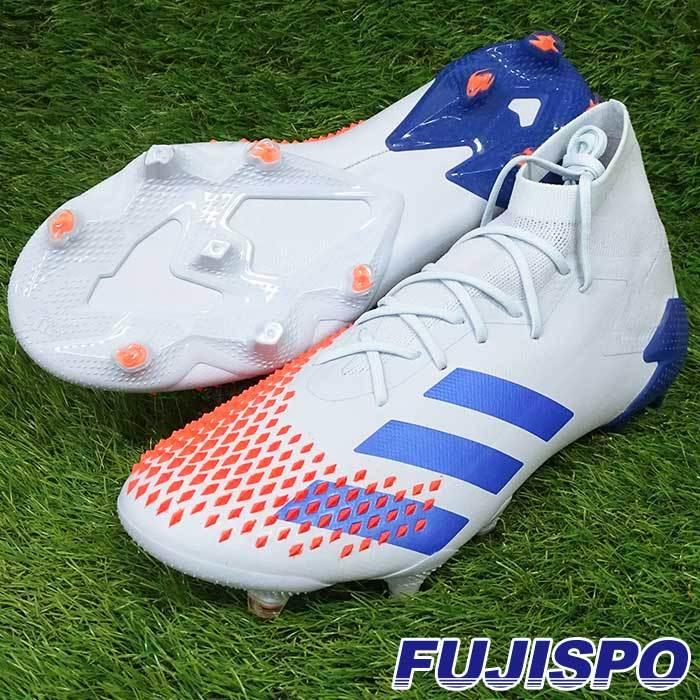 プレデターミューテーター 20.1 FG アディダス(adidas) サッカースパイク スカイティント×チームロイヤルブルー×シグナルコーラル  (EH2893)｜fujispo