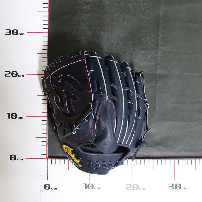 未使用級　FIRES グローブ　左利き　投手用　ブラック　レザー　28cm 硬式用【グローバルエリート】Hselection SIGNA AXI【投手用