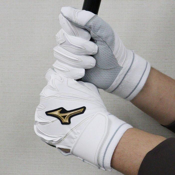ミズノプロバッティンググローブ(両手用) 野球 ミズノ フジスポオリジナル オーダーバッティング手袋 mizuno