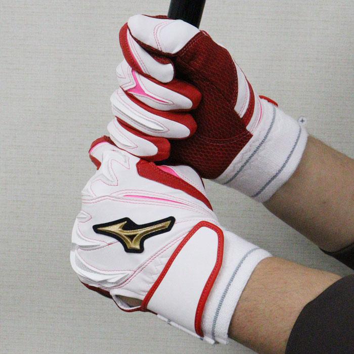 野球 ミズノ フジスポオリジナル オーダーバッティング手袋 mizuno