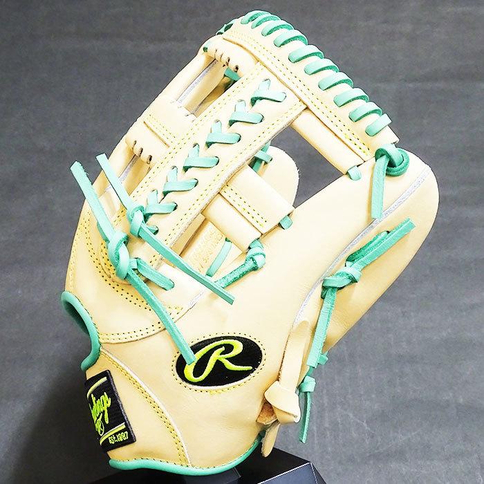 軟式 カラー グラブ HOH PRO EXCEL CAMEL PALETTE 内野 ローリングス
