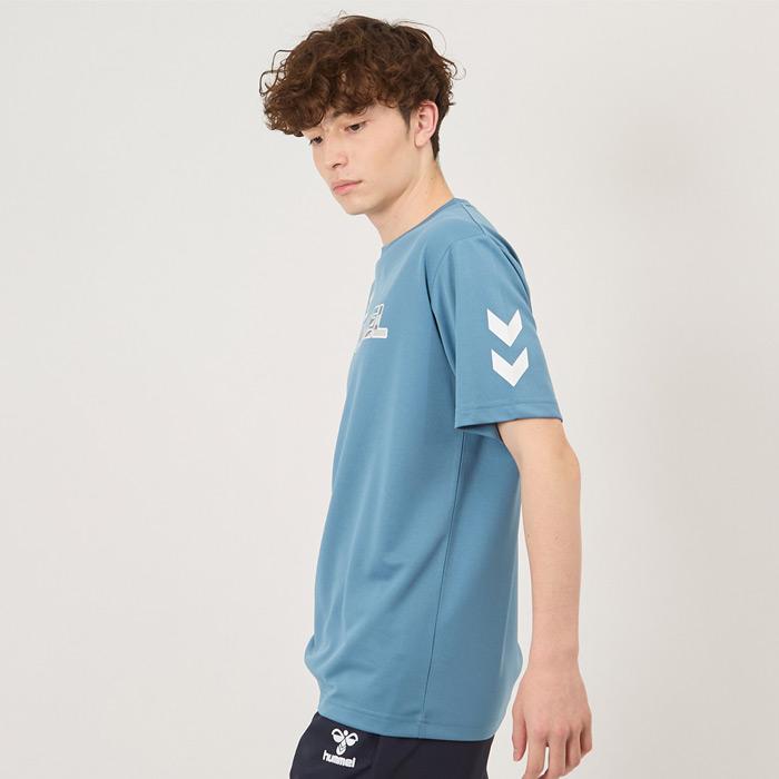 ヒュンメル グラフィックプラクティスシャツ hummel プラシャツ T