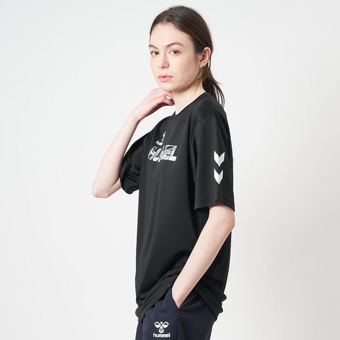 ヒュンメル グラフィックプラクティスシャツ hummel プラシャツ T