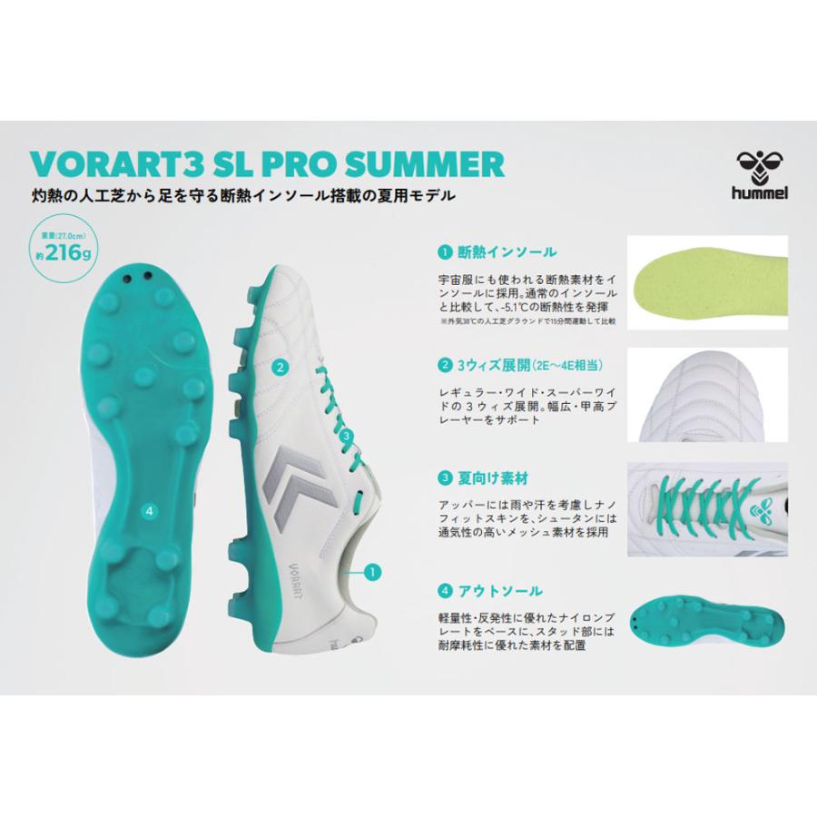 ヒュンメル ヴォラート3 SL PRO SUMMER WIDE hummel サッカースパイク