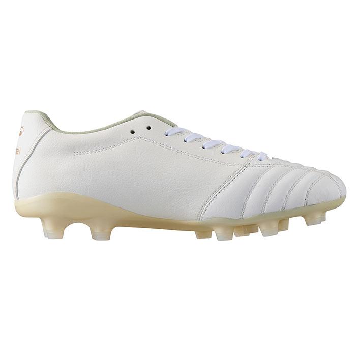 ヒュンメル ヴォラート3 PRO MICROFIT hummel サッカースパイク シューズ 土 人工芝 天然芝 大人 ホワイト_コッパー (HAS1251MF-1043)_2