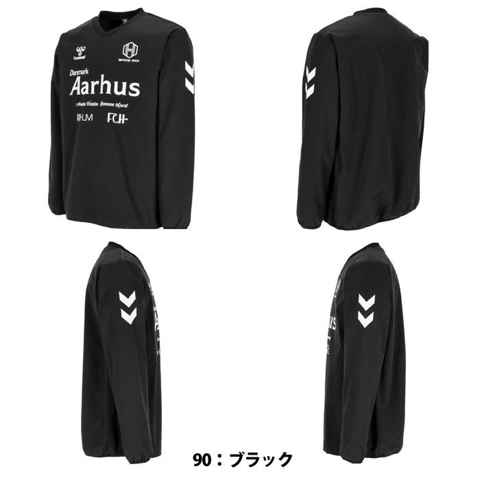 ヒュンメル メンズ ピステトップ サッカーウェア フットサルウェア スポーツ トップス 長袖 ストレッチ ブラック 黒 パープル 紫 送料無料 hummel HAW4231 ヒュンメル ピステトップ hummel メンズ ピステシャツ サッカーウェア