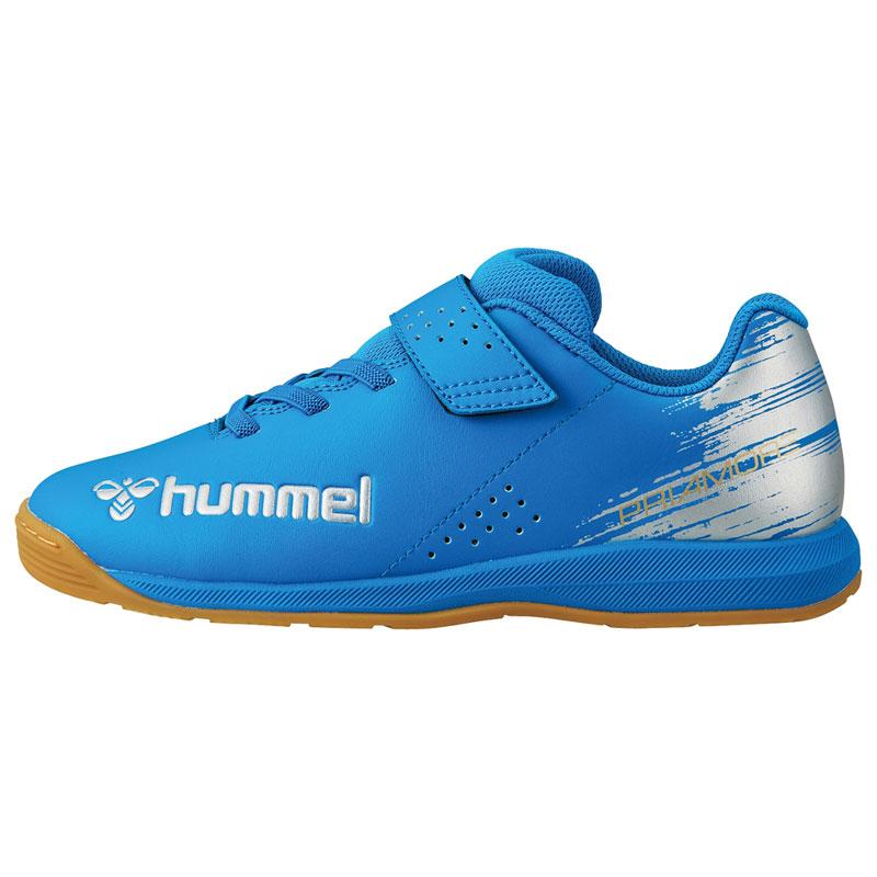 ヒュンメル プリアモーレ 6 アルファ VIN ジュニア hummel インドアシューズ サックス×シルバー (HJS5124-7595)｜fujispo｜03