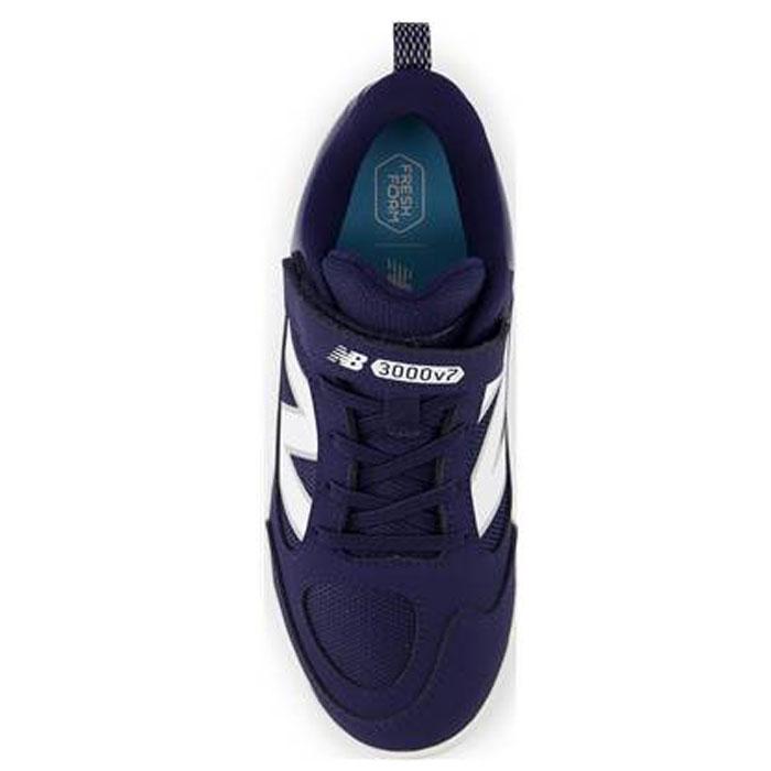 New Balance 3000 スパイク ネイビー 野球 ニューバランス ジュニア ポイントスパイク 3000 V7 CLEATS JNR W
