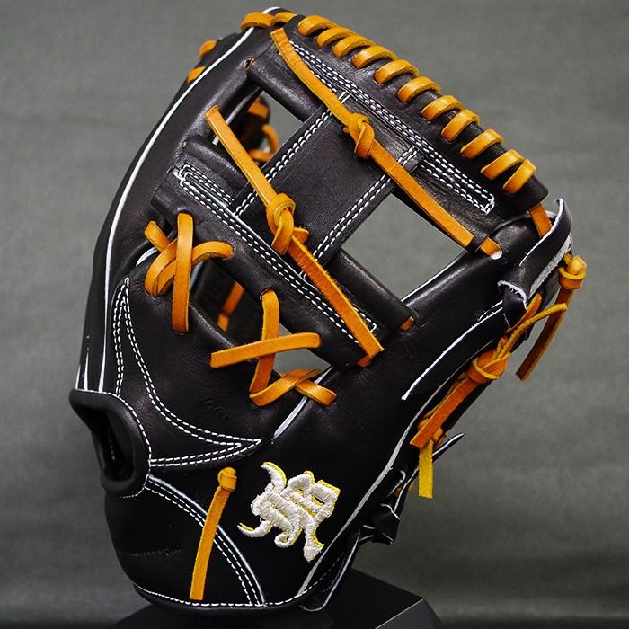 和牛JB 硬式野球 グローブ 黒 タン　JB004S 内野 WAGYU JB(和牛JB)グラブ/【JB-004】/硬式用/内野手用/型付け可能