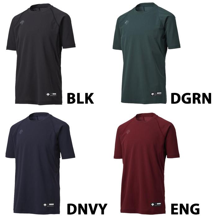 DESCENTE ブラック アンダーシャツ 大谷翔平着用モデル 半袖Tシャツ デサント リラックスフィットシャツ 丸首半袖アンダーシャツ ジュニア