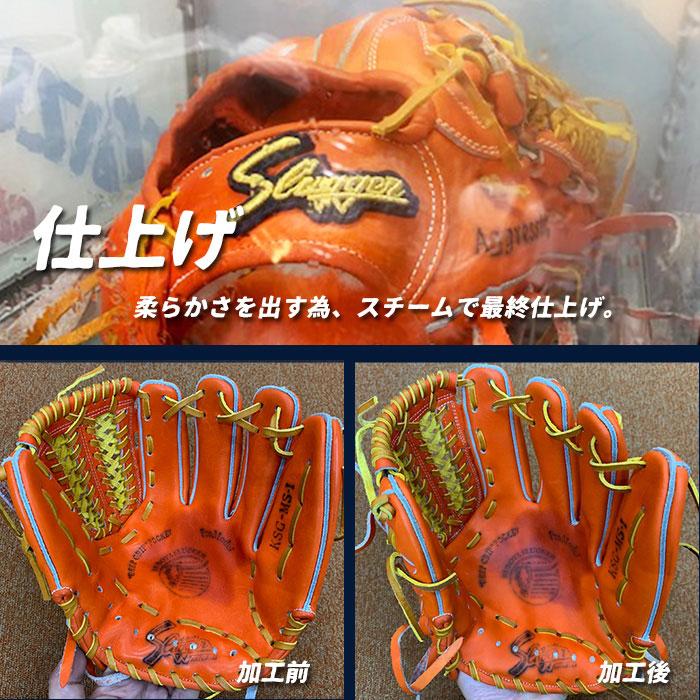 スラッガーストレッチ 湯揉み 型付け 野球 グラブ グローブ Slugger