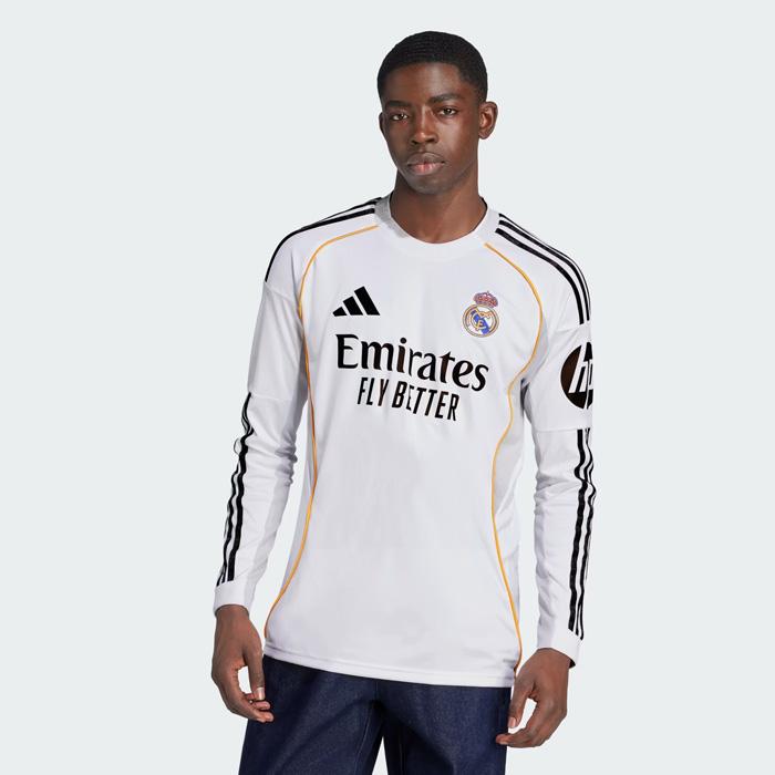 アディダス レアル・マドリード 25/26 長袖 ホームユニフォーム adidas
