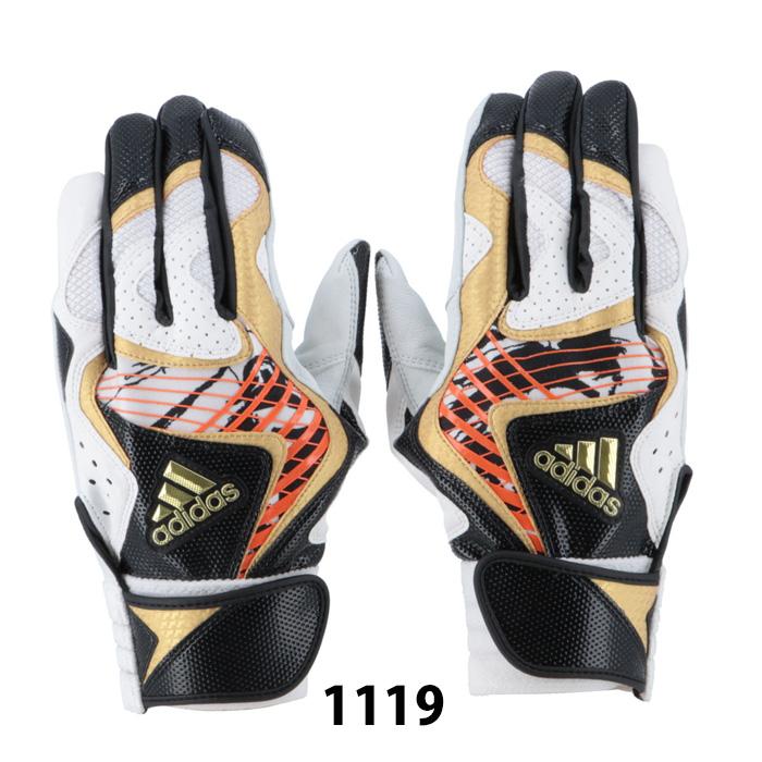  - <専用> バッティンググローブMサイズ　アディダス アディダス バッティンググラブ TOP1 両手用 adidas 【野球・ソフト