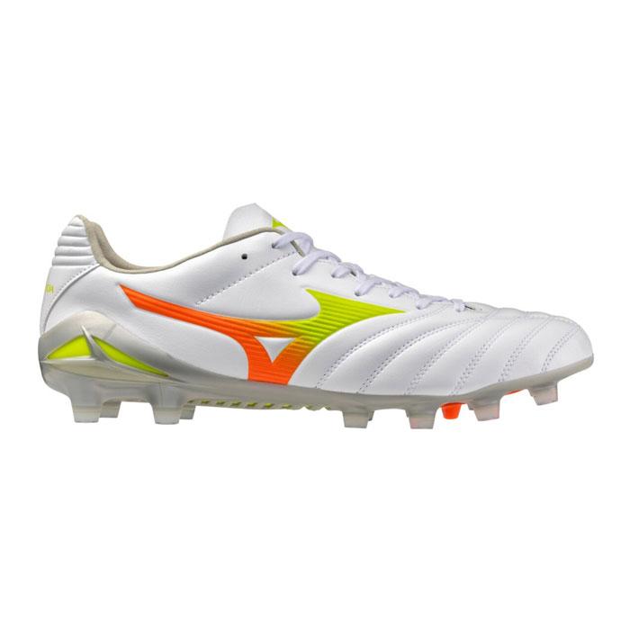  サッカーシューズ ホワイト/イエロー ミズノ モナルシーダNEO3 PRO mizuno サッカースパイク シューズ 土