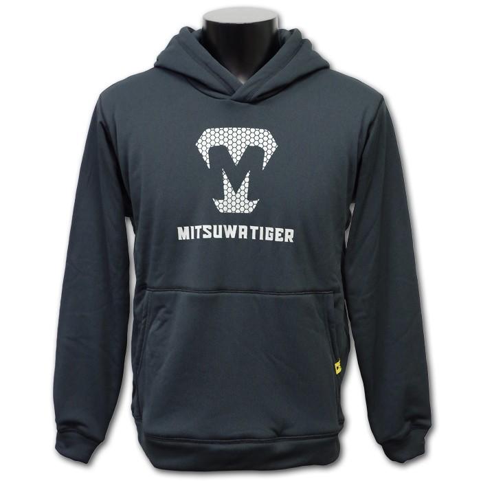 MITSUWA TIGER ハーフジップウェア size：L 美津和タイガー(MITSUWA TIGER) ジュニア デルタ スウェットパーカー