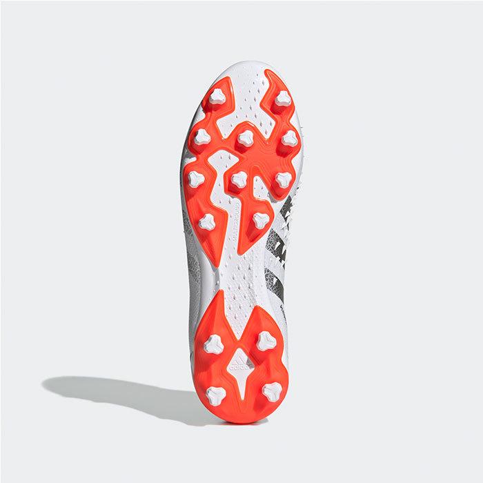 アディダス プレデター フリーク.2 HG/AG ホワイト×メタリック 25.5 プレデター フリーク.2 HG/AG フットウェアホワイト×アイアン