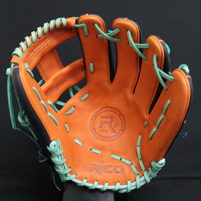 野球 リコ フジスポオリジナル 軟式グローブ 内野手 Rico 軟式