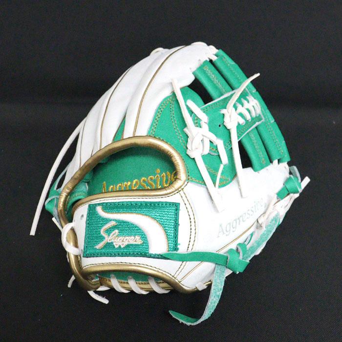 クボタスラッガー　Slugger 軟式野球グローブ 緑/白 受注生産】【返品不可】注文から約4ヶ月後以降発送予定 久保田