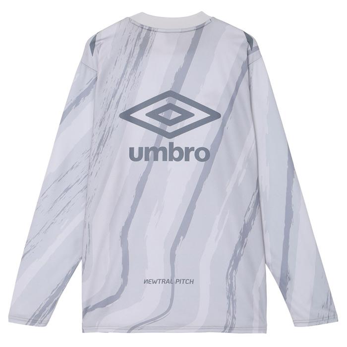 アンブロ NEWTRAL PITCH グラフィック長袖プラクティスシャツ umbro