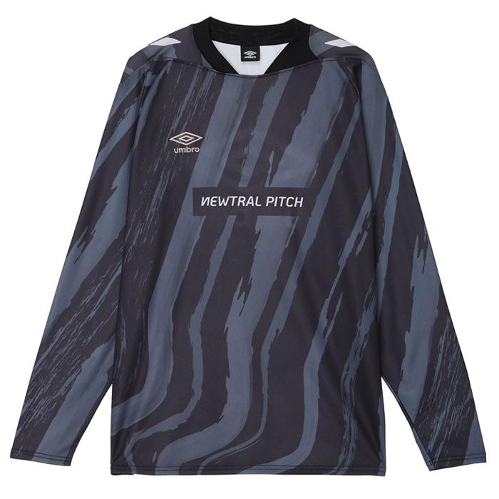 アンブロ NEWTRAL PITCH グラフィック長袖プラクティスシャツ umbro