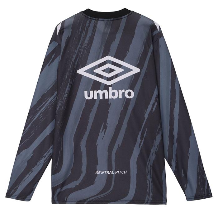 アンブロ NEWTRAL PITCH グラフィック長袖プラクティスシャツ umbro