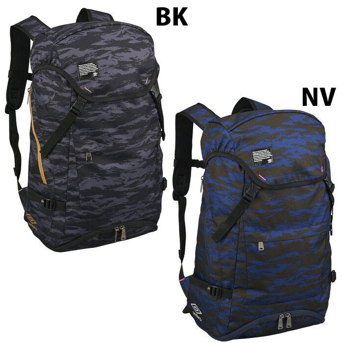 【特価セール】バックパック（ボールネット付） umbro アンブロ バックパック ボールネット付 (ブラック×ライム