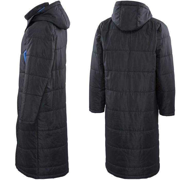 【未使用級】UMBRO アンブロ ダウン ロング　ベンチコート Ｏサイズ　濃紺 大きいサイズ UMBRO(アンブロ)ロング丈中綿入りベンチコート パデッド