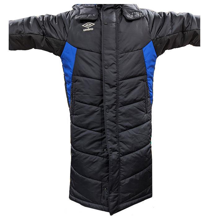 アンブロ　ベンチコート　S ネイビー　サッカー　　フットサル アンブロ ベンチコート S ネイビー フェザー ダウン サッカー フットサル