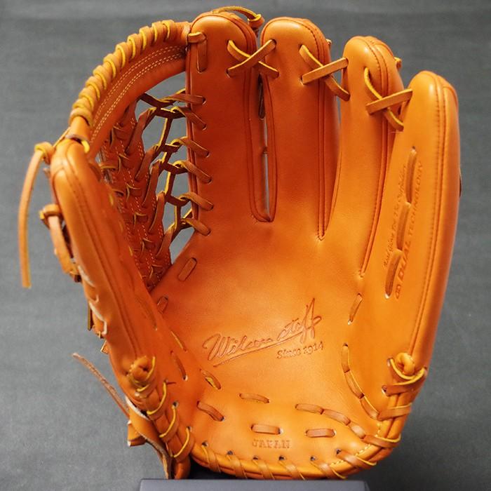 Wilson 硬式グローブ オールラウンド Wilson staff 硬式用 Wilson Staff DUAL 内野手用 86型 - Dブラウン by Wilson Japan