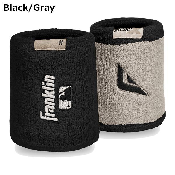 ラフィンノーズ　リストバンド ブラック　新品未使用保管品　絶版 フランクリン Franklin 野球 ソフトボール MLB X-VENT リバーシブル