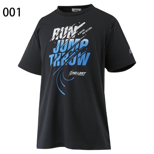 NISHI ニシ 陸上 Tシャツ アスリートプライド 2811A022 RUN JUMP THROW｜fujisports｜02