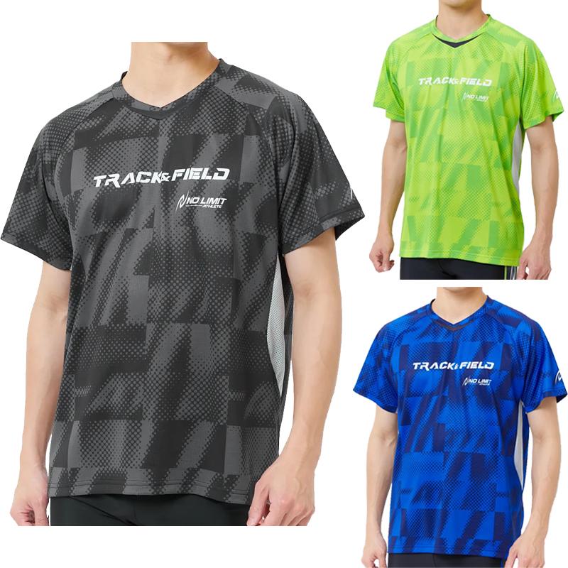 ニシ・スポーツ NISHI 陸上 グラフィックライト エアーダクト Tシャツ