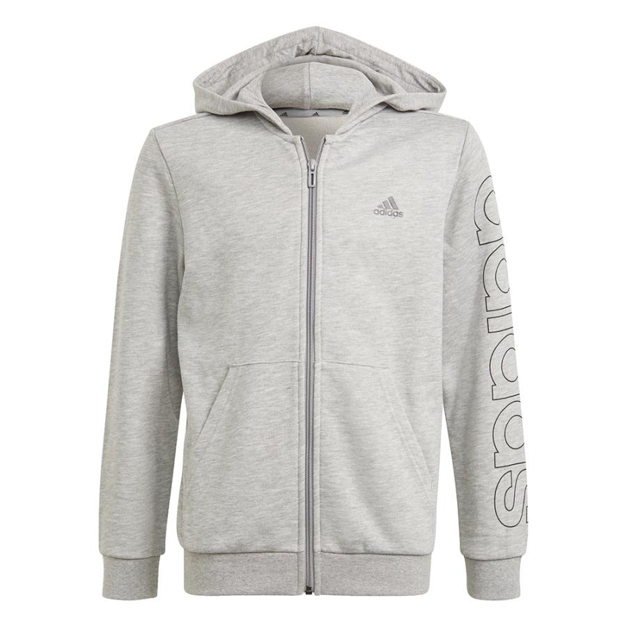 アディダス　スウェットパーカー　スウェットフーディ　ハーフジップ adidas（アディダス） ジュニア フルジップ スウェットパーカー 29319