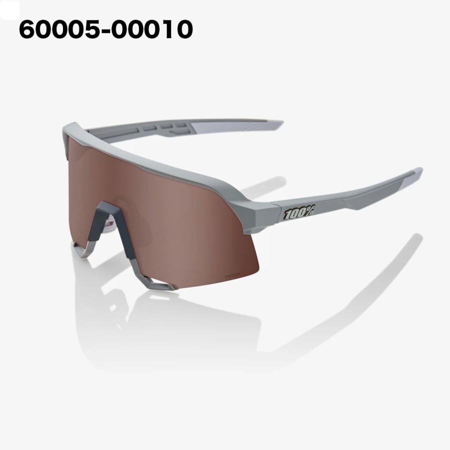 100% ワンハンドレッド S3 Polished Translucent Grey⁄Rose Gold