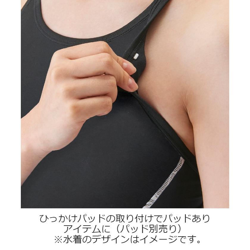 アリーナ 競泳水着 レディース アクアアドバンスド ハーフスパッツオープンバック クロスバック ARN-1024W WA承認 爆買の画像