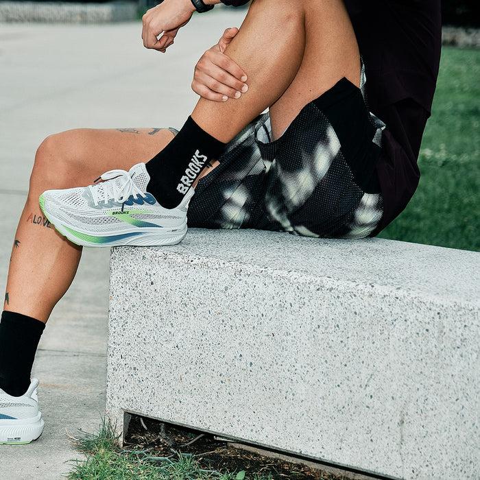 ブルックス BROOKS メンズ ダッシュ ショート プリンテッド Dash Short Printed ショーツ ランニングパンツ BAM5800 B/MLTカラー メール便利用可 爆買の画像