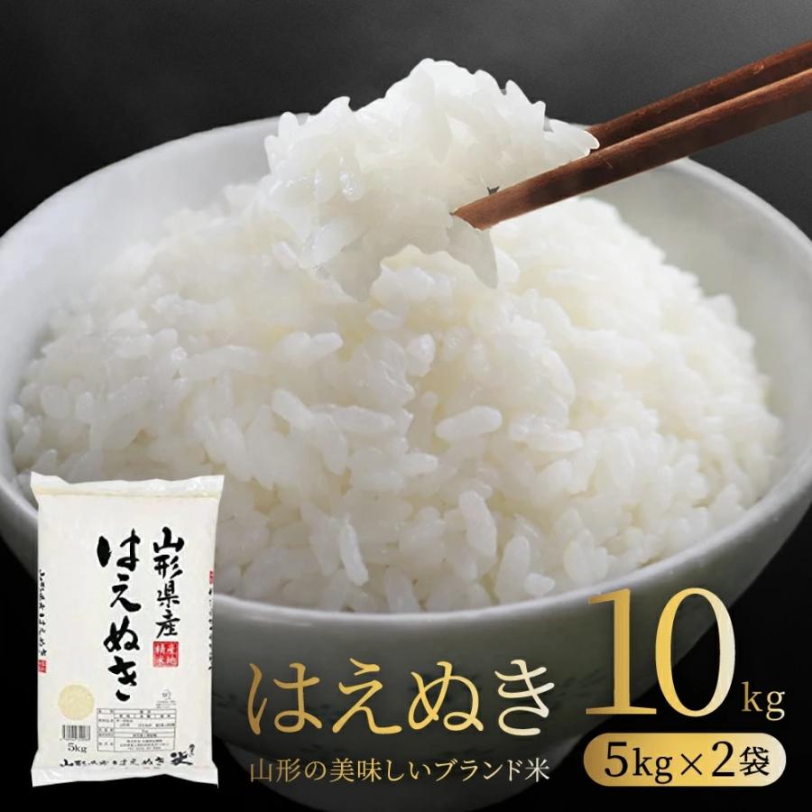 はえぬき お米 コメ 10kg 精米 送料無料 山形県産 令和7年産 令和七