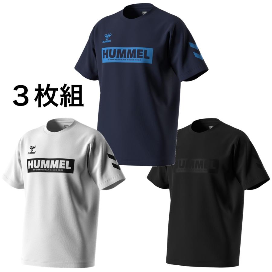 ヒュンメルシャツ　長袖3枚　半袖2枚 hummel（ヒュンメル） ハンドボール シャツ 3枚組 練習 HAP12003P