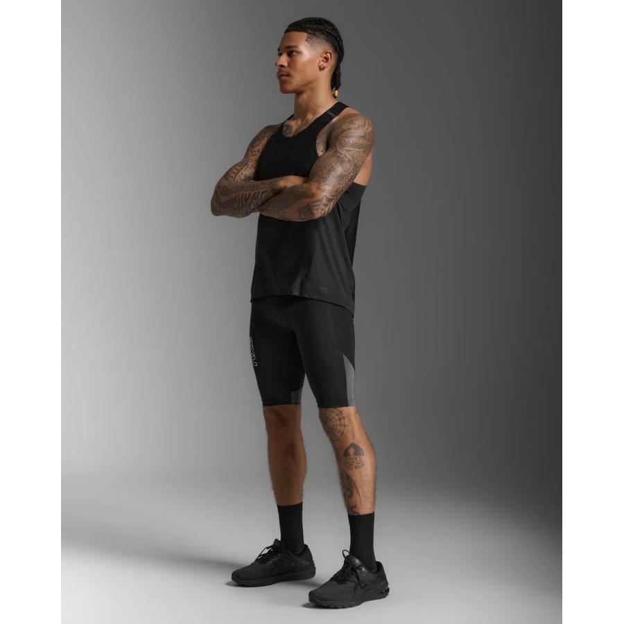 2XU ライトスピード リアクト シングレット　上下セット 2XU（ツータイムズユー） メンズ ライトスピード リアクト