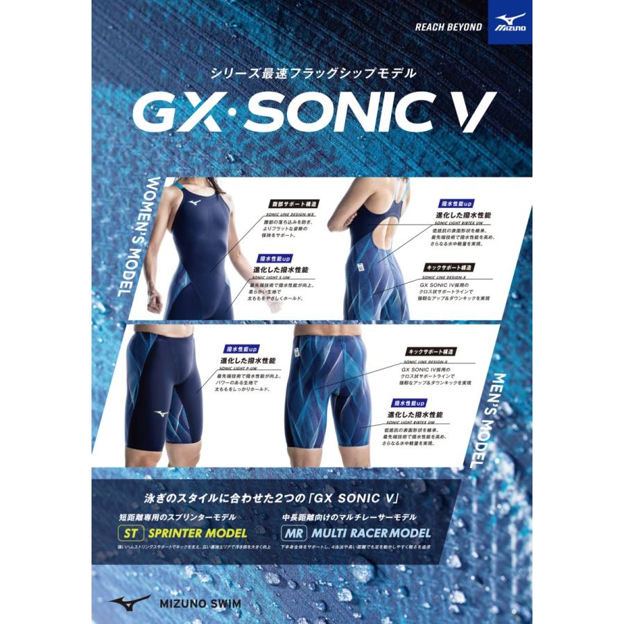 MIZUNO 競泳水着 N2MB0001 メンズ MIZUNO（ミズノ） メンズ 競泳水着 ハーフスパッツ GX・SONIC V