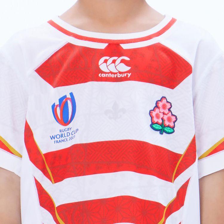 カンタベリー canterbury ジュニア ジャパン RWC2023 キッズ レプリカ ホーム ジャージー RGJ33982WC メール便対応可｜fujisports｜05