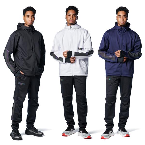 UNDER ARMOUR ウインターニット 3レイヤー 上下セット サイズＭＤ UNDER ARMOUR（アンダーアーマー） トレーニングウェア 上下 UA