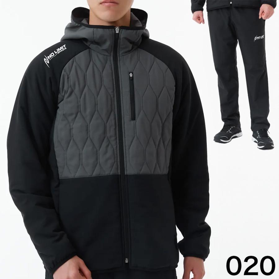 ニシ・スポーツ NISHI トレーニングウエア 中綿 裏起毛 陸上 上下