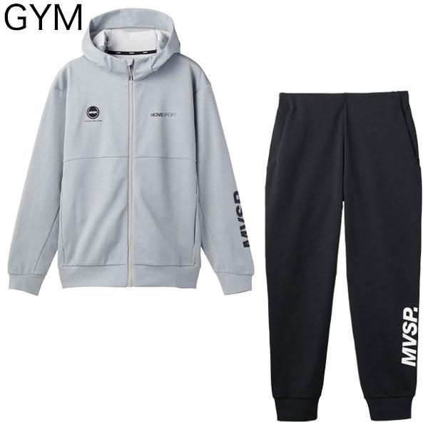 MOVESPORT デサント スウェット 上下 S.F.TECH スリーブロゴ