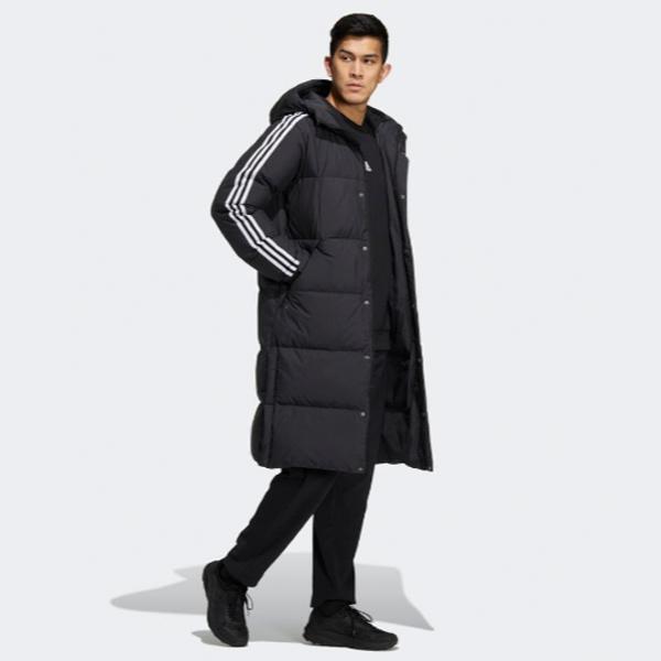 adidas（アディダス） ロングダウン コート 防寒 トレーニング スリーストライプ TW331 HN2099 爆買 : 富士スポーツ ...