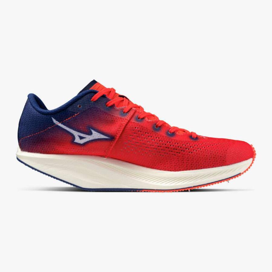 ミズノ mizuno 陸上スパイク 長距離 クロノディスト ネオ U1GA2420 12カラー  オールウェザートラック専用 レッド ホワイト 爆買の画像